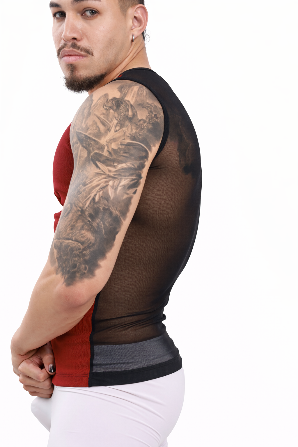 Scarlet Mesh Back Tank
