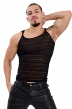 Noir Lace Tank
