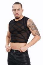Phantom Web Crop Tank