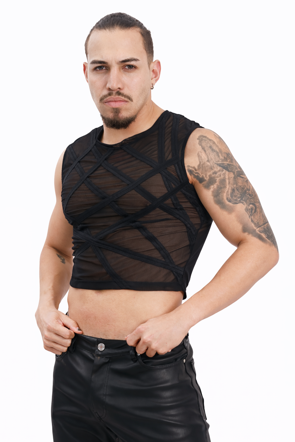 Phantom Web Crop Tank
