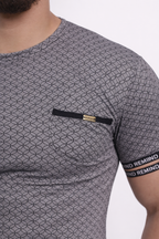 Grey Interlock Classic T-Shirt