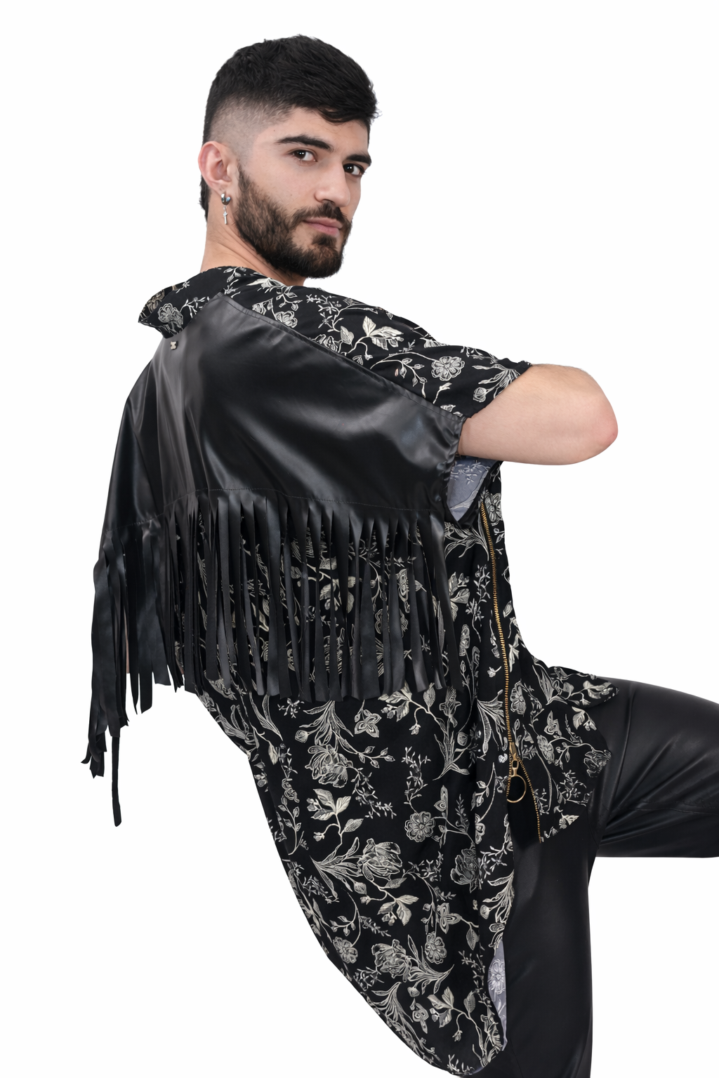 Botanical Fringe Shirt