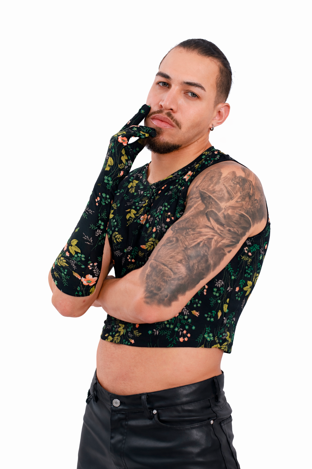 Nocturne Garden Crop Tank