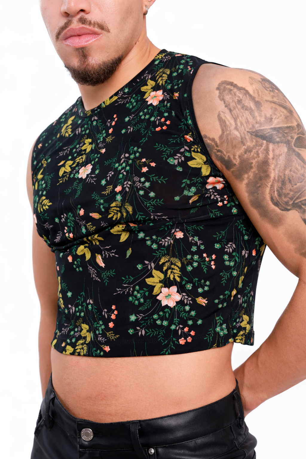 Nocturne Garden Crop Tank