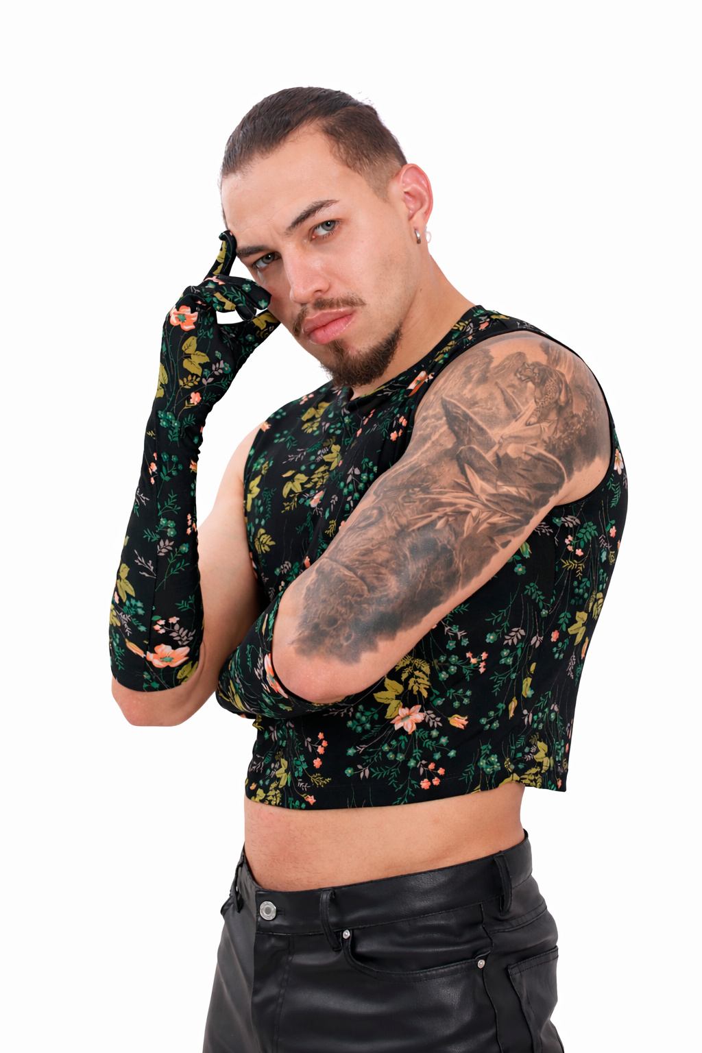 Nocturne Garden Crop Tank