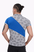 Cobalt Slash Casual Polo