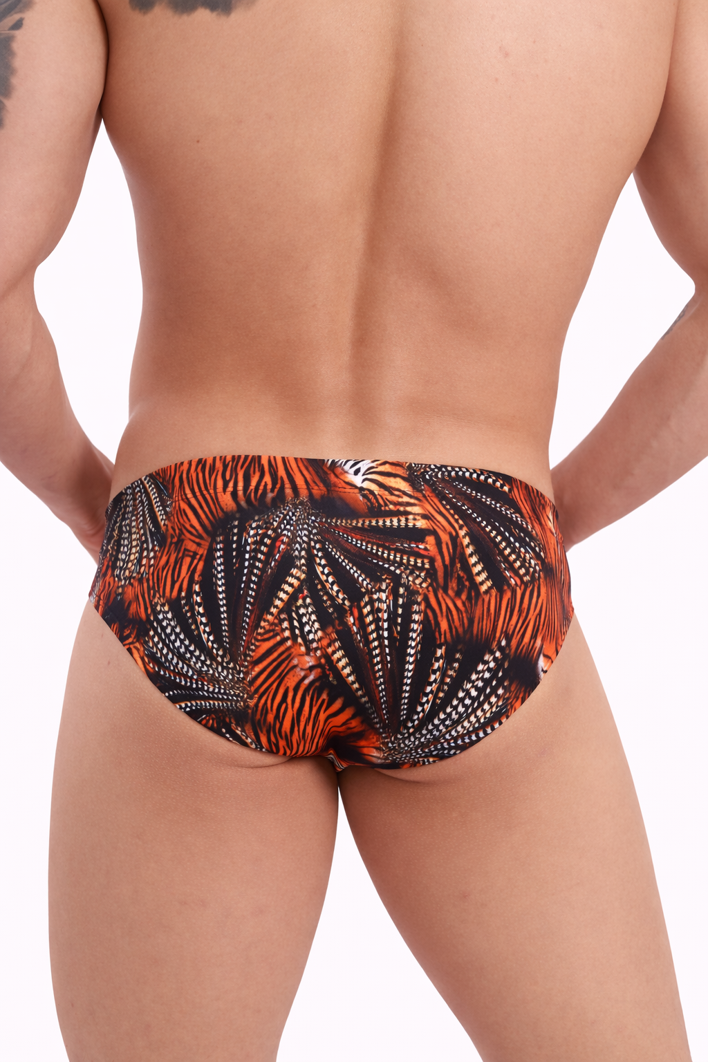 Tiger Flourish Swim Brief