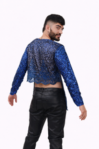 Sapphire Cascade Long Sleeve Shirt