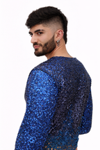 Sapphire Cascade Long Sleeve Shirt