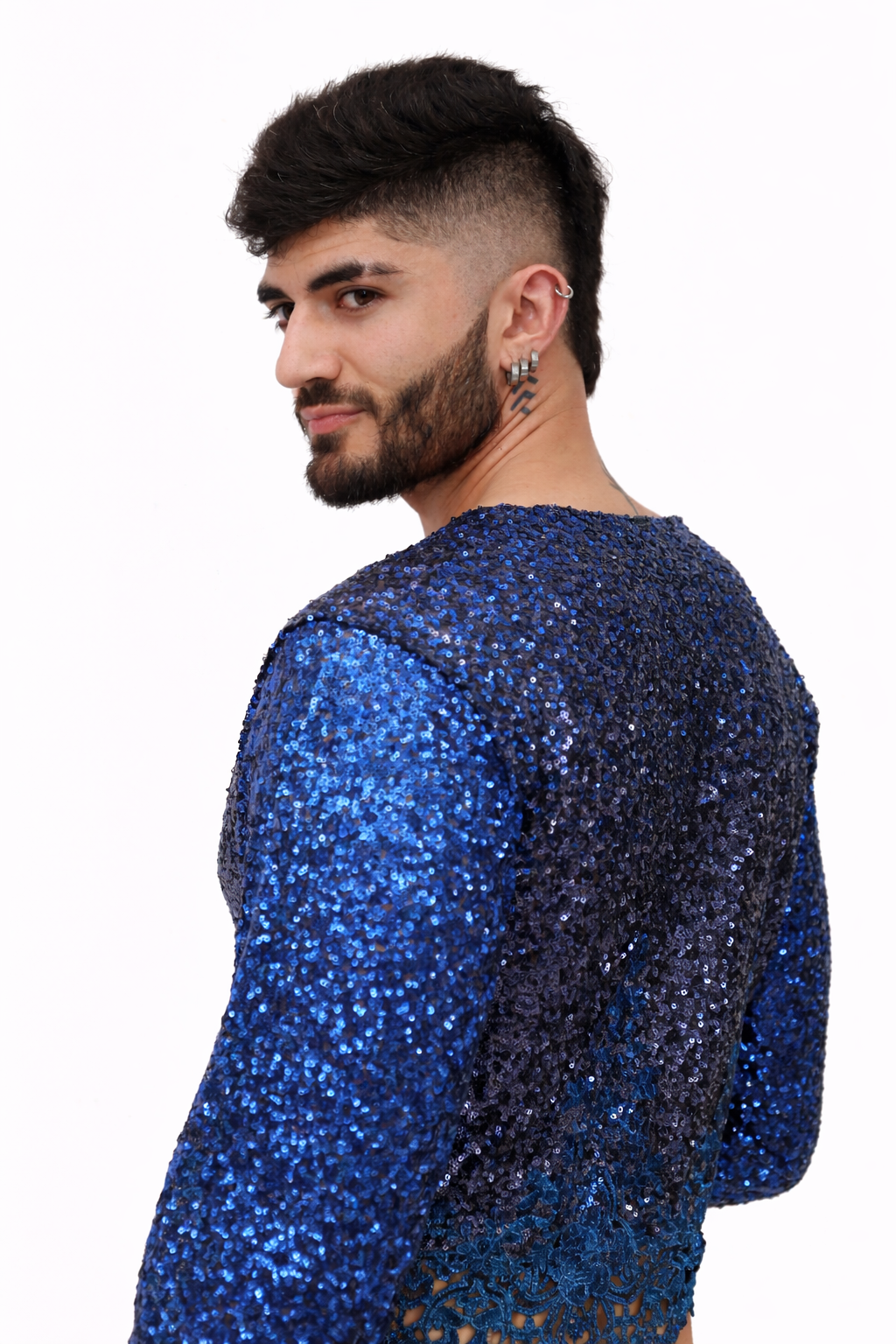 Sapphire Cascade Long Sleeve Shirt