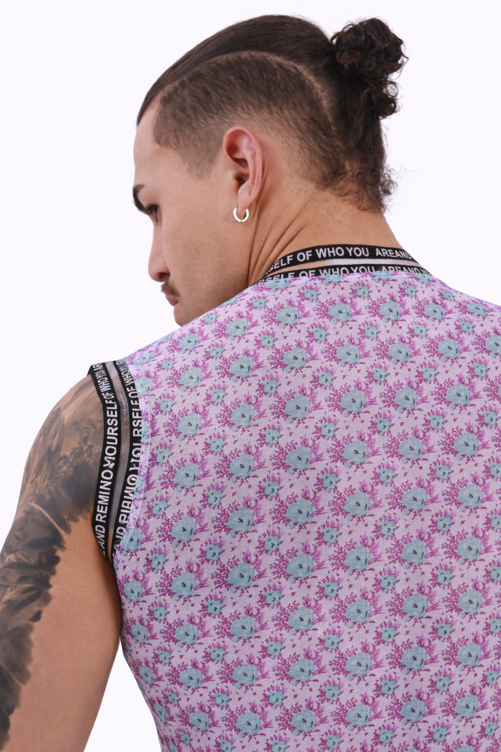 Lavender Bloom Mesh Tank