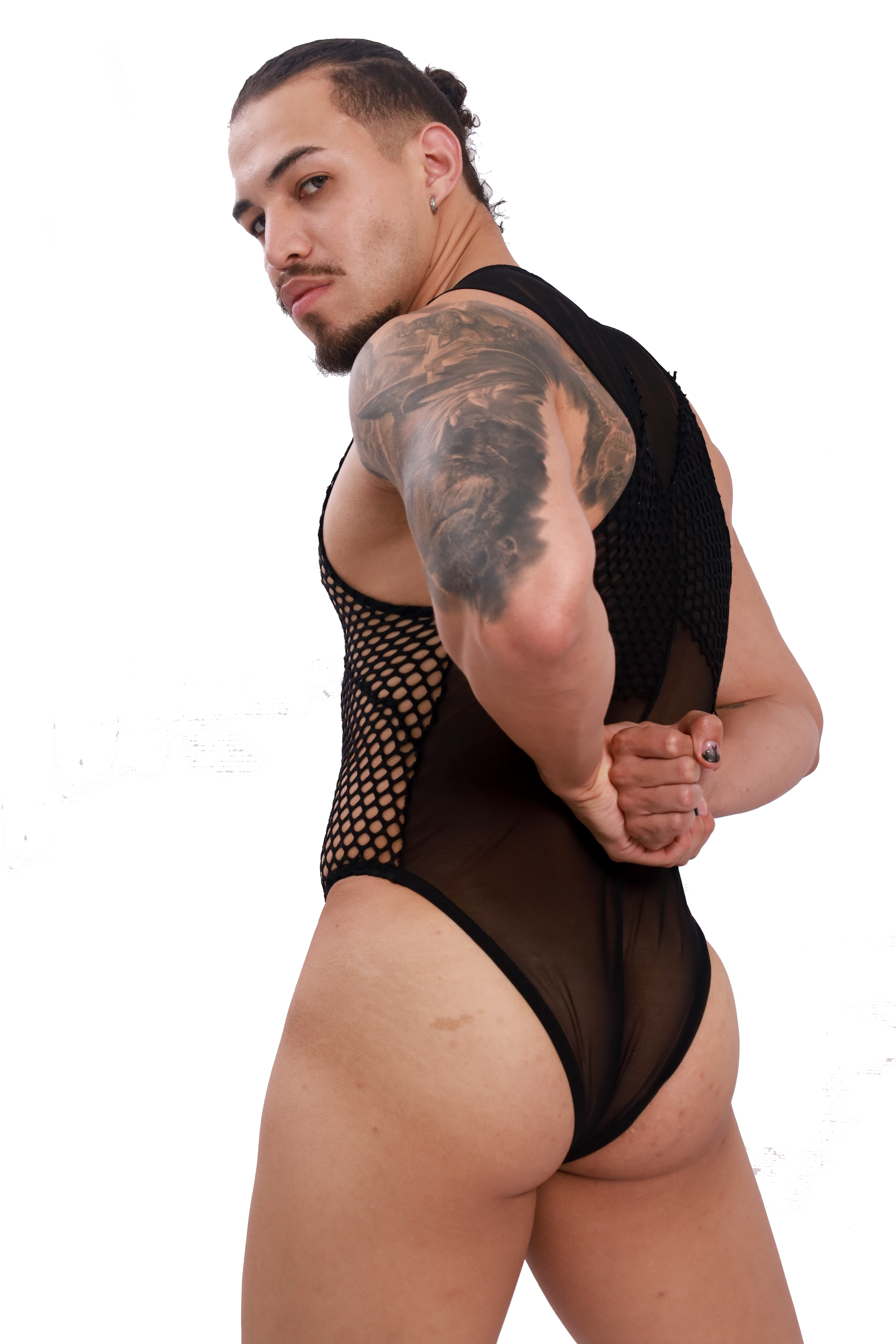 Noir Mesh Tank Body
