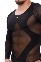 Noir Contour Long Sleeve Body