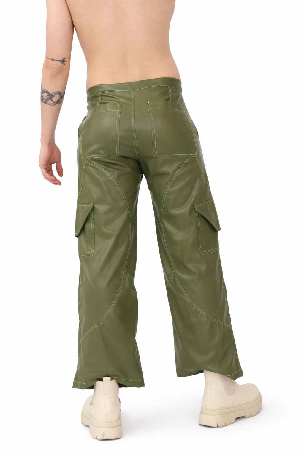 Moss Wide Leg Utility Pants