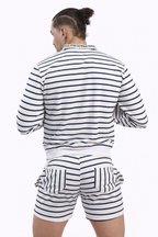 Midnight Stripe Lounge Jogger Set