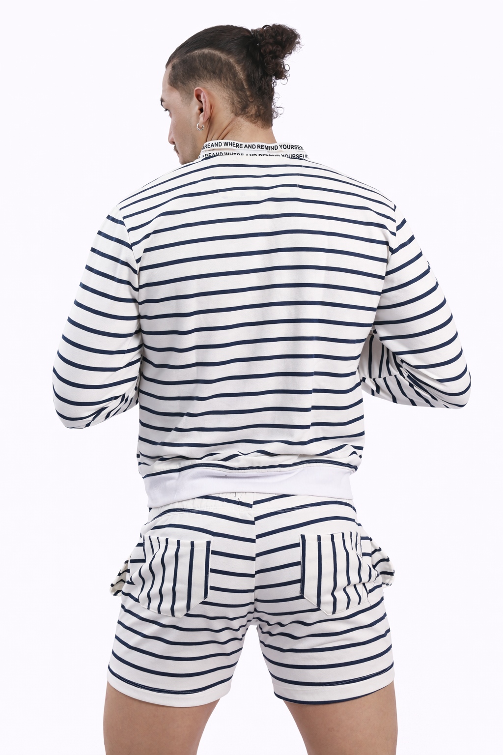 Midnight Stripe Lounge Jogger Set