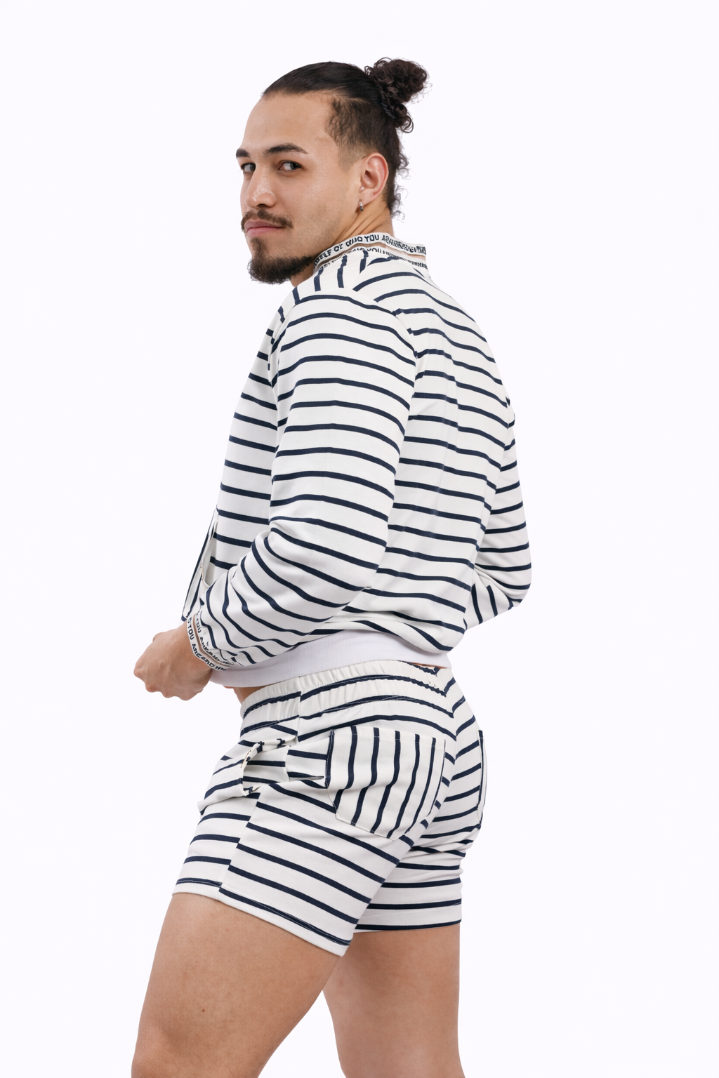 Midnight Stripe Lounge Jogger Set