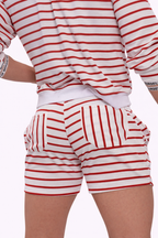 Cherry Stripe Lounge Jogger Set