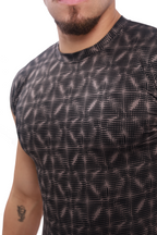 Grey Crosshatch Tank Body