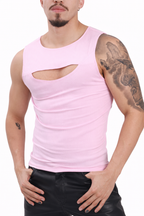 Blush Cutout Tank