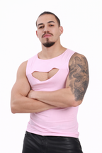 Blush Cutout Tank