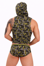 Electric Splatter Hooded Tank