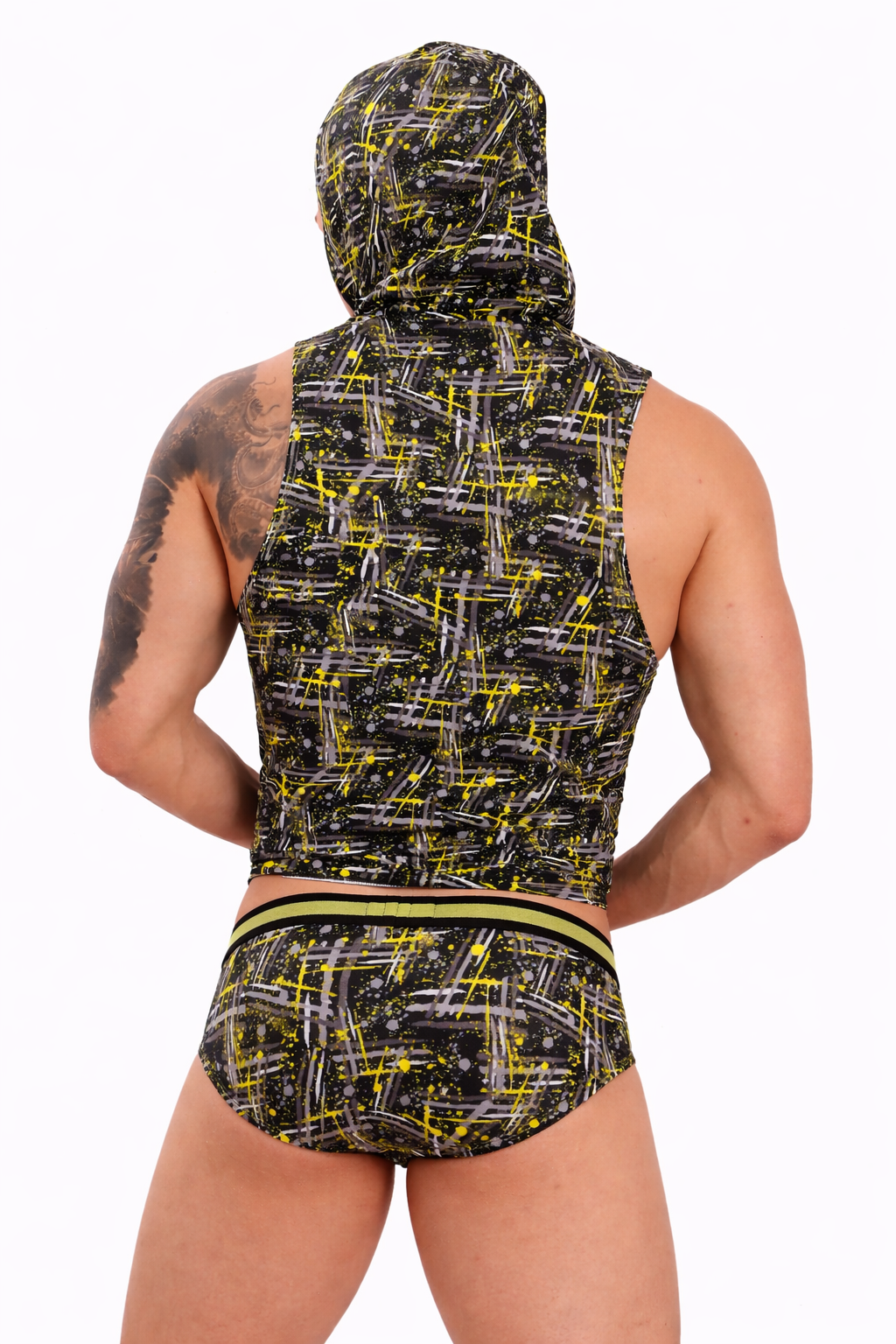 Electric Splatter Hooded Tank