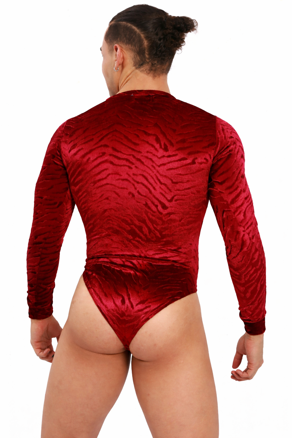 Ruby Velvet Long Sleeve Body