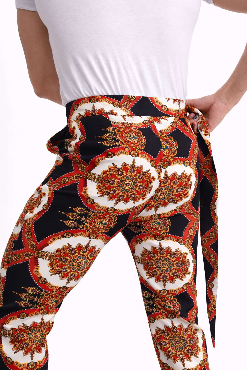Ruby Paisley Straight Cut Pants