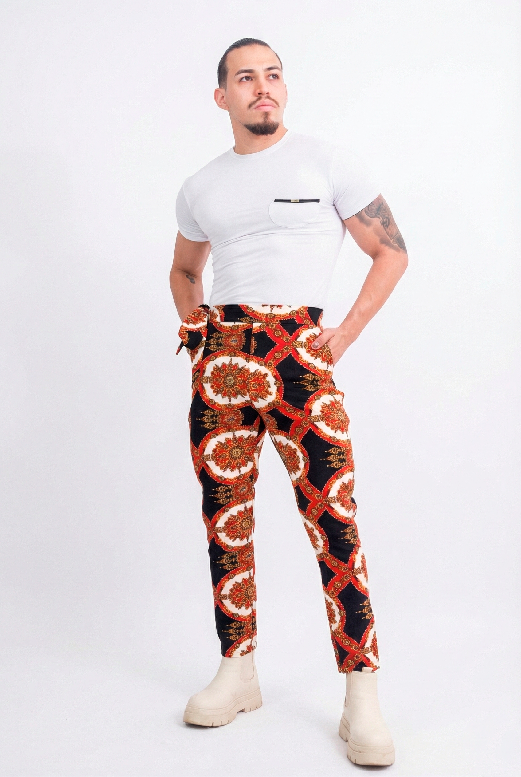 Ruby Paisley Straight Cut Pants