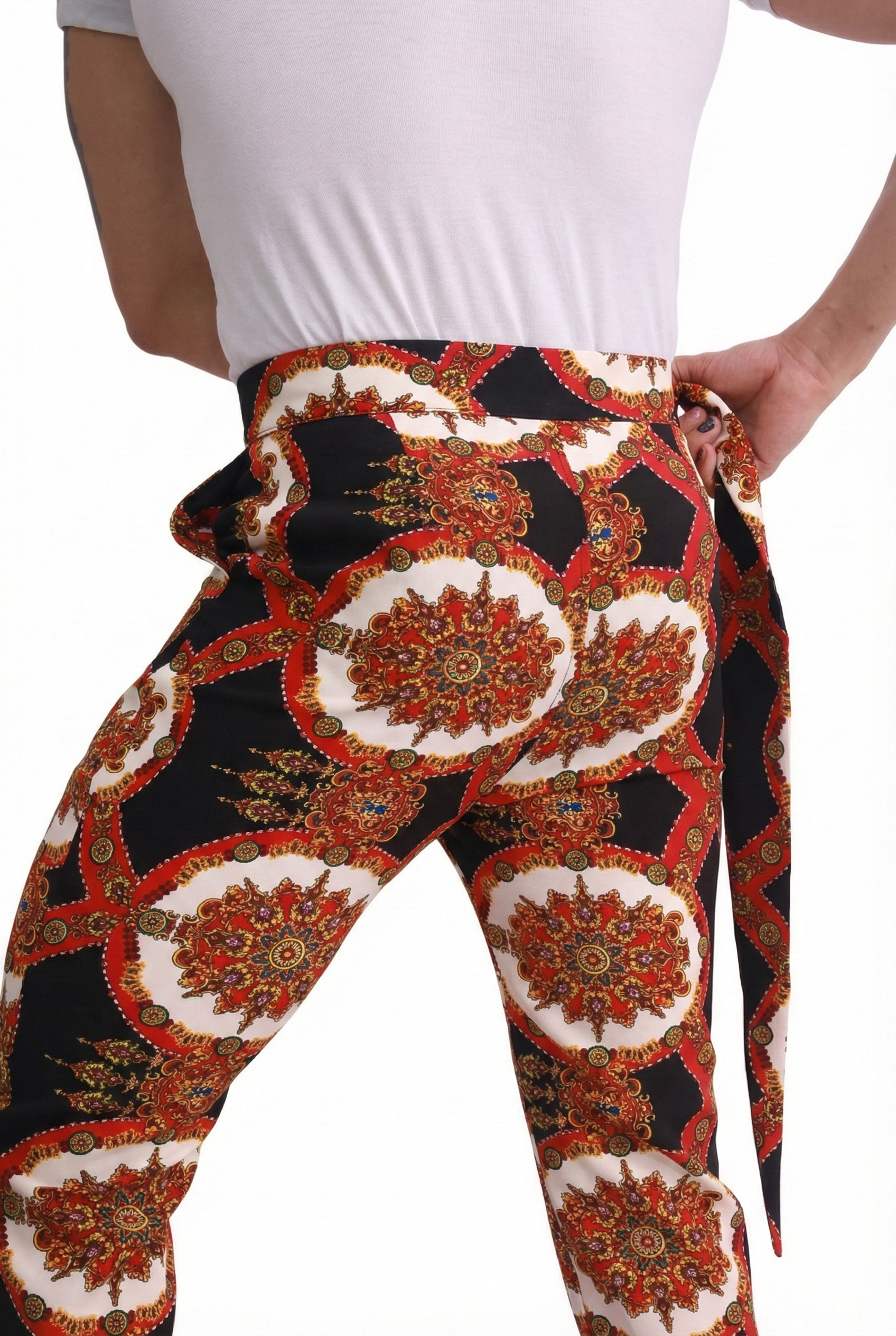 Ruby Paisley Straight Cut Pants