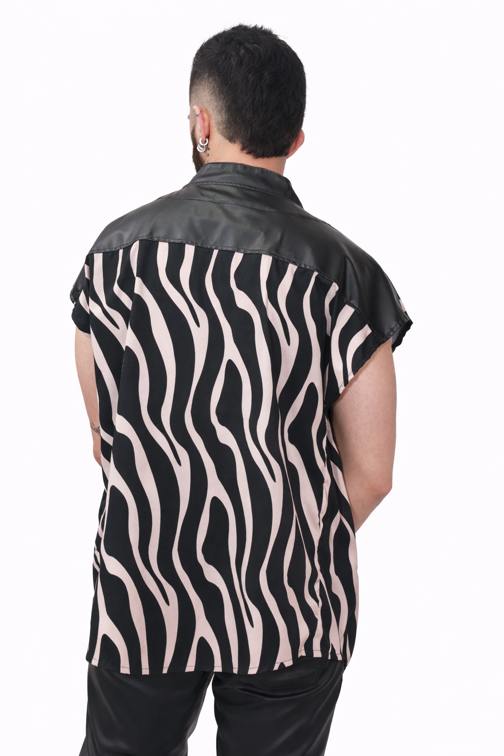 Zebra Drape Shirt