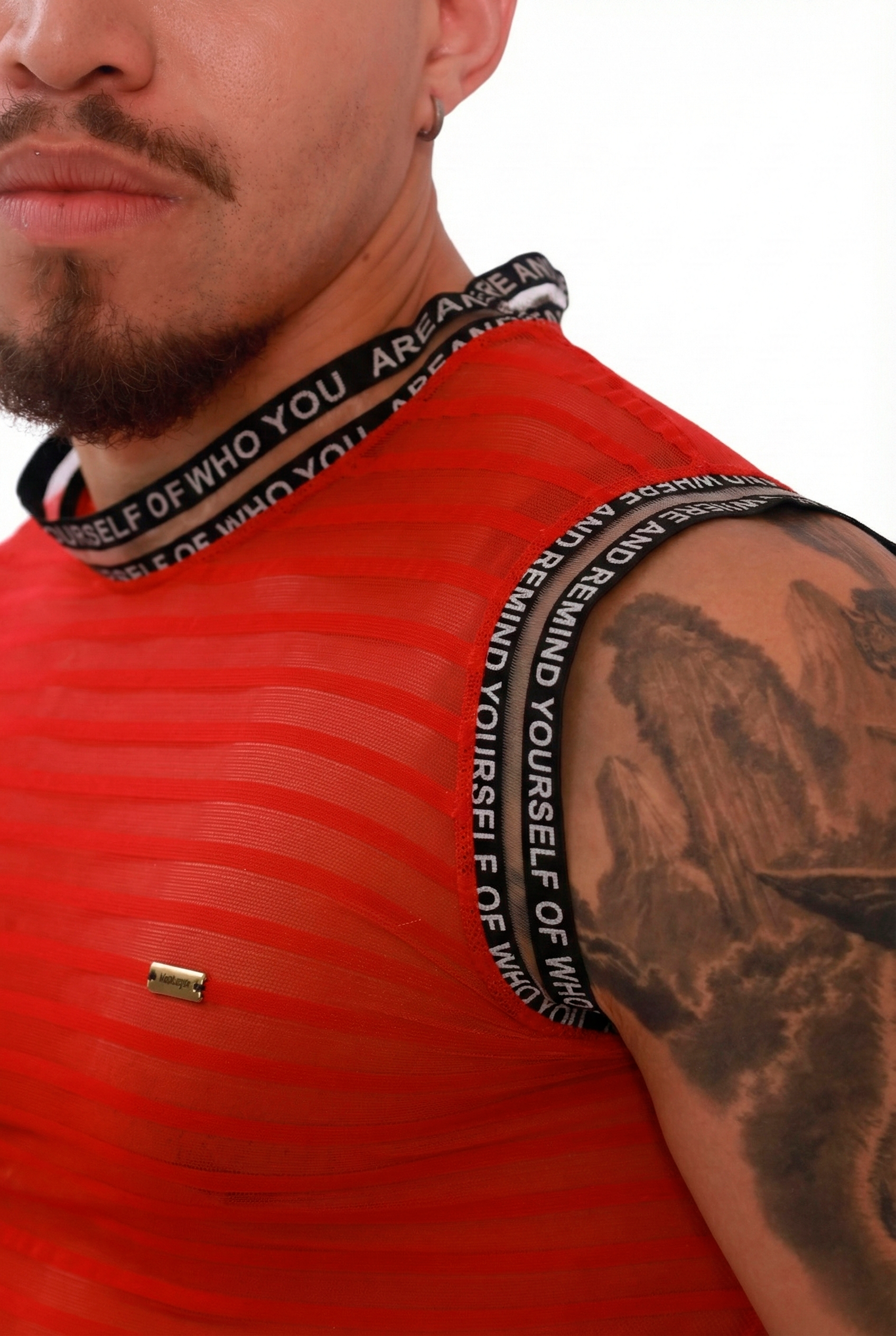 Scarlet Mesh Tank