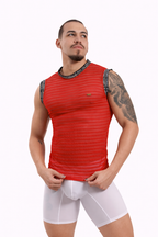 Scarlet Mesh Tank