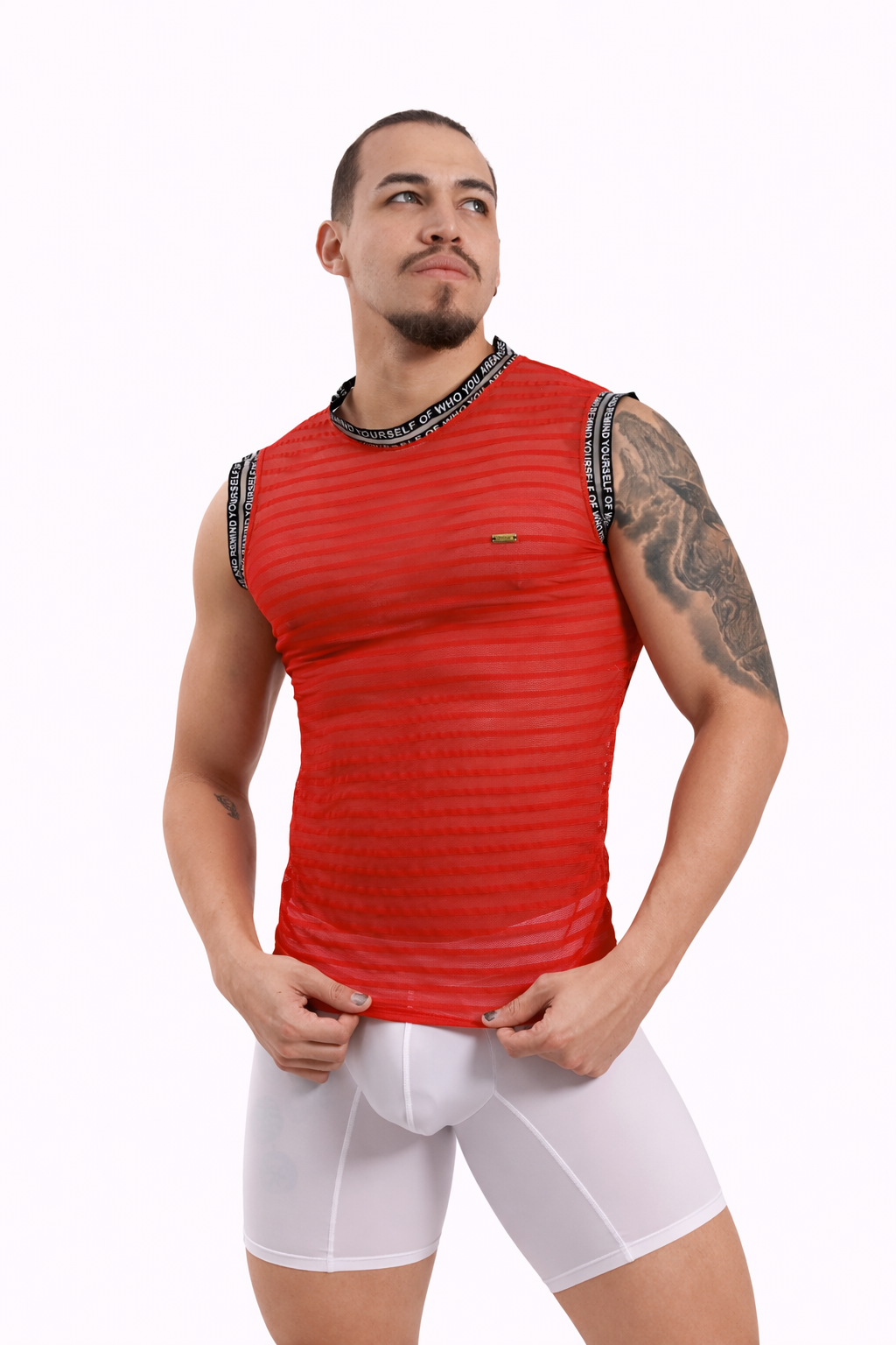 Scarlet Mesh Tank