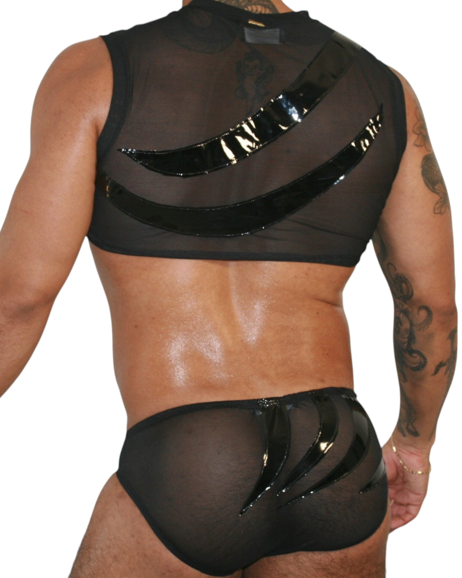Phantom Spike Sleeveless Crop Brief Set