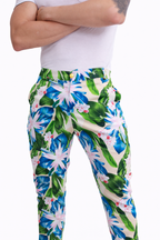 Tropical Bloom Straight Cut Pants
