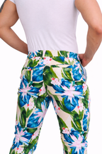 Tropical Bloom Straight Cut Pants