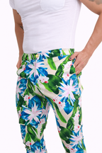 Tropical Bloom Straight Cut Pants